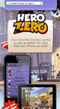 Mobile Screenshot of herozerogame.com